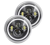 7-Inch LED Headlight Assembly Fits Mini Austin MG Morris Ford Bedford Jaguar Land Rover Headlight