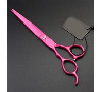 7-Inch Left-Handed Barber Scissors - Sharp Stainless Steel Shears for Precise Cuts, Ideal for Barbers and Home Use