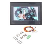 7 Inch PLC Touch Screen Industrial HMI Display Panel 12 Input 8 Output TFT LCD ARM9 Processor Resistive Touch Screen for FX3U Series Industrial Automation Control
