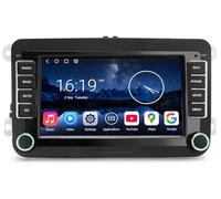 7 Inch Qualcomm 4GB+64GB Android 14 Car Stereo Sat Nav for SKODA Octavia Yeti Superb Fabia Roomster Radio CarPlay & Android Auto Wifi Bluetooth 5.1 DSP Canbus SWC 4G LTE DAB+ DVR
