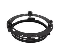 7 Inch Round Motorcycle Headlight Mounting Bracket, Metal Headlamp Adapter with Vibration - Reducing Springs, Compatible with FLD 2012 - 2013 and Touring Models 1994 - (Black)