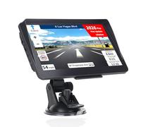 7 Inch Sat Nav for Car & HGV Truck Navagation, HD GPS System with UK & Europe Maps 2026, Lifetime Free Updates, Postcode Search, Voice Guidance, Speed Camera Alerts & POI