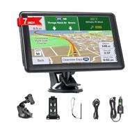 7 Inch Sat Nav for Car & Truck, GPS Navigation with UK & Europe Maps | 8GB Storage, Offline Satnav, Postcode Search, Voice Guidance, Speed Camera Alerts, Lane Guidance Assist, POI