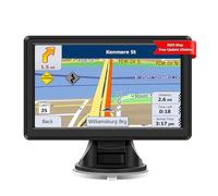 7 Inch Sat Nav for Car/Truck, with 2025 UK Europe Maps, Touchscreen GPS Navigation System, Support Voice Turn Direction Guidance, Speed & Low Bridge Warnings, Postcode Search and Lifetime Free Updates