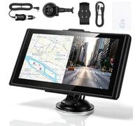 7 Inch Sat Nav for Cars and Trucks, GPS Navigation with HGV Route Planning | Lifetime Free UK/EU Map Updates, Precise HGV Routing, Speed Camera Alerts, Postcode Search, and Intelligent Voice Guidance