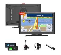 7 Inch Sat Navs for Cars, Truck, 7in HD GPS Navigation with UK Europe Maps, Lifetime Free Updates, Satnav support Postcode Search, Voice Guidance, Speed Camera Alert, Lane Guidance Assist, POI