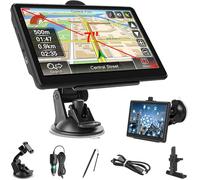 7 Inch Sat Navs, GPS Navigator Sat Nav for Car, Truck, Buses with 2025 UK Maps, Lifetime Free Updates, Real-Time Voice Guidance, Speed Camera Alerts, Lane Assist, and Comprehensive POI