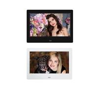 7 Inch Screen HD Digital Photo Frame Electronic Album Full Function Photo Player(2PCS Black White)