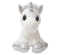 7 Inch Silver Sparkle Tales Unicorn - White