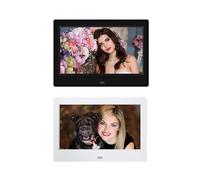 7 Inch Smart Electronics Photo Frame 800 * 480 Digital Picture Frame 720P Video MP3 MP4 Music Player Auto Playback Remote Control Easy Share(2PCS Black White)