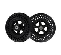 7 Inch Solid Tire Wheel Hub Non Slip and Load Bearing Wheel for Wheelchair Use on Various Terrains