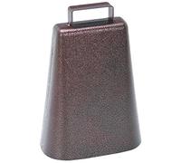 7 Inch Steel Cow Bell with Handle and Antique Copper Finish