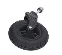 7 Inch Swivel Caster Wheel, Universal Front Wheelchair Replacement Wheel with PU Hub and PVC Solid Tire, 120KG Load Capacity for Wheelchairs Walkers Scooters