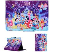 7" inch Tablet - 7" Size, Disney Wonderful World - Cartoon children kids universal Case Tablet Cover/compatible with ANY Tablet Model Samsung Ipad Amazon kindle etc