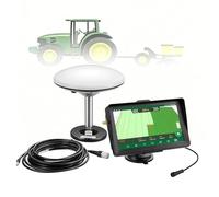 7 Inch Tractor GPS Navigation System High Precision Agricultural GNSS Guidance Anti Interference Antenna Automatic Positioning Navigator Plowing Sowing Spraying Weeding