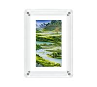 7-inch transparent high-definition digital photo frame, electronic photo album, video player, smart home decoration, creative desktop ornaments, real-time sharing of memories