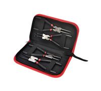 7 Inch Two Way Circlip Pliers with Leverage Carbon Steel Construction Nonslip Handle Suitable for Precise Work Internal External Circlip Pliers