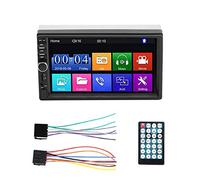 7 Inch Universal Car Multimedia Player Digital TFT Touch Screen MP5 Audio Receiver with Bluetooth Hands Free Calling and 1080P Video for 12V Vehicles, USB TF Card Interface and FM