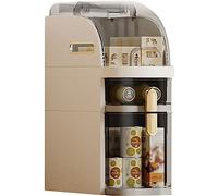 7 Inch Wide Bathroom Floor Cabinet Storage, 2/3/4-Tier Slim Toilet Paper Storage Cabinet with Clear Drawers and Casters, for Tiny Kitchen Laundry Living Room Toilet Gap Large Capacity