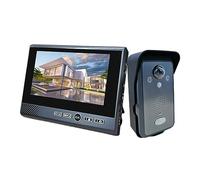 7 Inch Wireless Video Intercom System for Private House - Punch-Free Interphone, Doorbell, Video Entry Phone, Intercoms for Apartments (8182D1S)