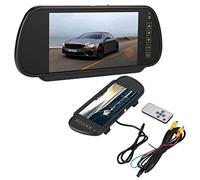 7 Inches Car Auto Monitor Rear View Mirror LCD Screen HD 800x480, DC9V-DC26V Universal for Truck Monitor for Rear View Camera Compatible with PAL/NTSC