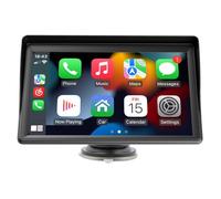7 Inches Car MP5 Bluetooth 5.0 GPS Navigation Head Unit Mirrorlink WiFi Wired and Wireless with Carplay Android Auto Portable Car Player Reversing Video Input Stereo Radio for Automobile