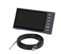 7'' IPS Screen Endoscope Car Inspection Borescope Single Dual Triple Lens Video Autofocus Camera Waterproof USB Cable With LEDs(1m,3.9MM Single)