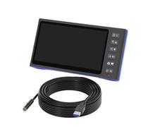 7'' IPS Screen Endoscope Car Inspection Borescope Single Dual Triple Lens Video Autofocus Camera Waterproof USB Cable With LEDs(1m,8MM Single)