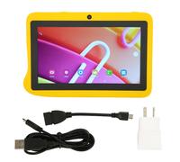 7" Kids Tablet, Android Operating System, Educational Content, Durable Design with Shockproof Case, Eye Protection Screen, Expandable Storage, Dual
