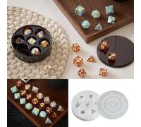 7 Large Dice Molds - Heart, Animal, Silicone & Resin Casting Molds for Candle Making & Home Decor