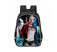 (7, Large) Trendy Quinn Harley Oxford Fabric Backpack For School Kids And Boys Girls
