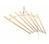 7 Lath Victorian Ceiling Mounted White Clothes Airer Kit - 2.0M Long By Lowenergie