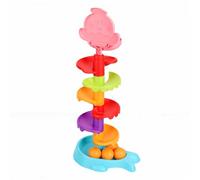 7 Layer Ball Drop Toy Whale Shaped for Kids Educational Development Fun Playtime Activities Plastic 24.5x17.5x53cm