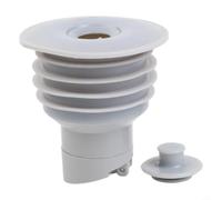 7-Layer Silicone Drain Pipe Seal For Ring, Anti-Odor Valve | Grey, Fits 35-75mm Pipes, Kitchen Bath Sink, Auto Rebound, Leak for proof, Barrier
