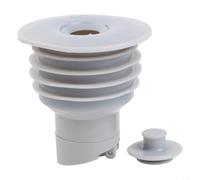 7-Layer Silicone Drain Pipe Seal for Sewer Connection, Anti- and Cockroach Prevention Stopper with Automatic Rebound, Adjustable Fit for Washing Machine(1# 60-65mm)