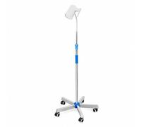 7-LED Mobile Exam Light, 45,000 Lux Standing Examination Light | Powerful 7W Inspection Lamp 360° Flexible Neck & 5-wheel Base. Perfect for Clinic, Esthetician Use