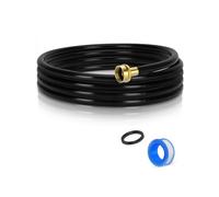 (7 Length Options) Dehumidifier Drain Hose with 3/4 Inch FHT Connector, Featuring Rust-Resistant Brass Fittings for Leak-Proof Connection, Perfectly Compatible with Most Dehumidifier Brands