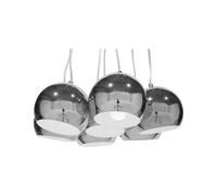 Pendant Lamp OLZA Metal Silver