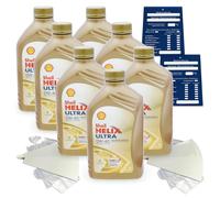 7 Litre Original Shell Helix Ultra 0W40 Engine 550040467 MB229.5 0700 0710 Set