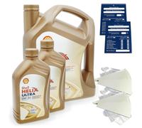 7 Litre Shell Helix Ultra Professional AV-L 0W30 Engine Porsche C30 Acea C3 Set