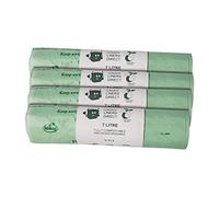 7 Litre x 208 BioBag Compostable Biodegradable Kitchen Food Waste Caddy Bin Liner Bags - EN13432 (7L-200)