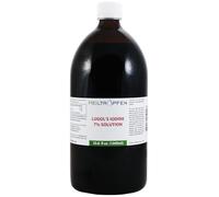 7% Lugols Iodine Solution 33.8 Oz - 1000 ml | 21% Strength Liquid Formulation | Made with 7 Percent Iodine and 14% Potassium Iodide Liquid | Drops | Heiltropfen®