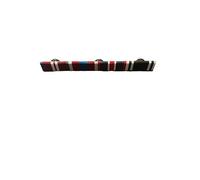 7 Medal Mounting RIBBON BAR AND PIN, Queens Diamond, Platinum Jubilee, King's Coronation And Prison LSGC