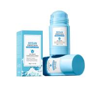 7 Natural Clay Mask Stick Collection - Deep Pore Cleansing, Purifying & Soothing - Ocean, Green Tea, Turmeric, Mugwort & More for All Skin Types(Ocean)