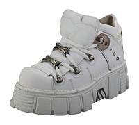 (7) New Rock M106n-c27 Unisex Boots in White