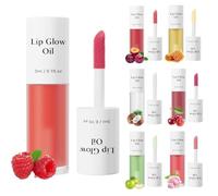 7 Nourishing Tinted Natural Lip Gloss,Hydrating Long-lasting Lip Stain Oil,High Color Rendering Lips Gloss Oil With Fruit Flavor,Non Stick Hydrating Liquid Lipstick,Smudge-Proof For Hydrated Lips