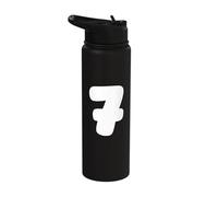 7 Number Six Seven 67 Gen Alpha Slang T Funny Meme Matching Stainless Steel Insulated Water Bottle