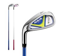 #7 or #9 Irons Left-Handed Golf Club Iron for Kids Boys Girls 3-12Y, Golf Easy-to-Swing Youth Right Handed Golf Iron Sports (Left,Blue,#7(Age 6-8))