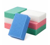 7 Pack Bath Sponges for Body - Exfoliating Shower Sponges Set - Soft Body Scrubber for Men, Women & Kids - Rectangular Foam Bath Sponge Multipack - Assorted Colours