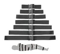 7 Pack Bondage Straps, 1.5 inches/3.8cm Width Strong Nylon BDSM Rope for Couples Play, Wider Restraints Bundle for Better Comfort, SM Sex Toys Flirt for Women Men Extreme Love